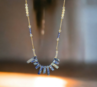 Blue Imperial Jasper Necklace