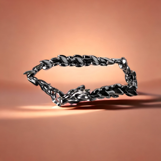 Silver Link Dragon Bracelet